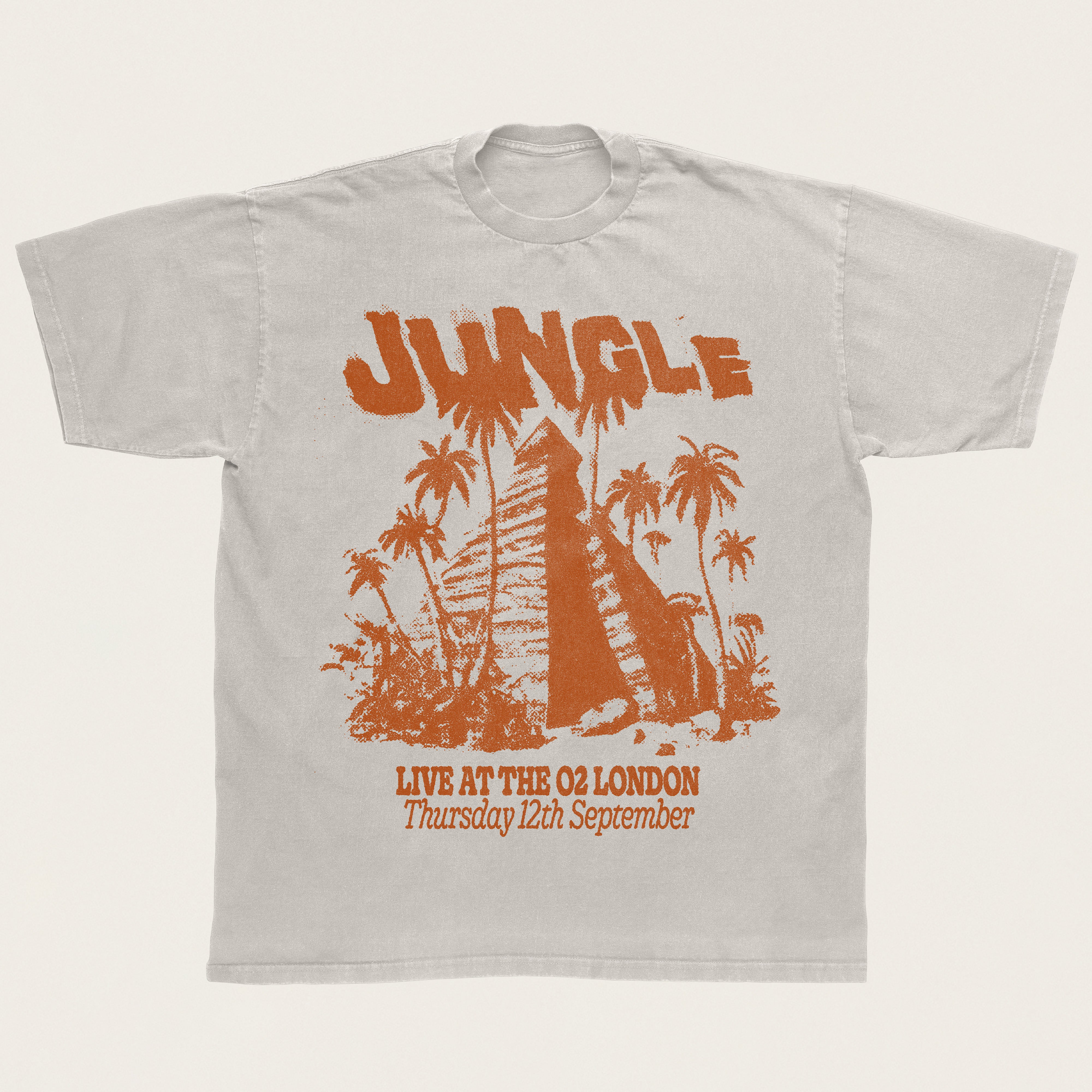 London O2 T-Shirt 2024 - Bone – Jungle UK Store